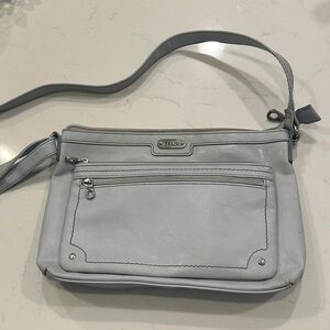 Chico's Chic Light Gray Crossbody Bag